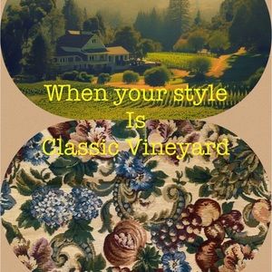 - Vintage Kravet Napa Valley Tapestry Fabric